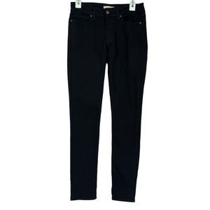 Levi’s Women’s 711 Skinny Black Denim Mid-Rise Jeans Size 28